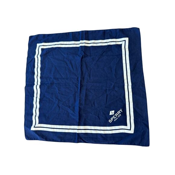 SPERRY since 1935 Navy Scarf Neck Tie Bandana - Picture 1 of 7